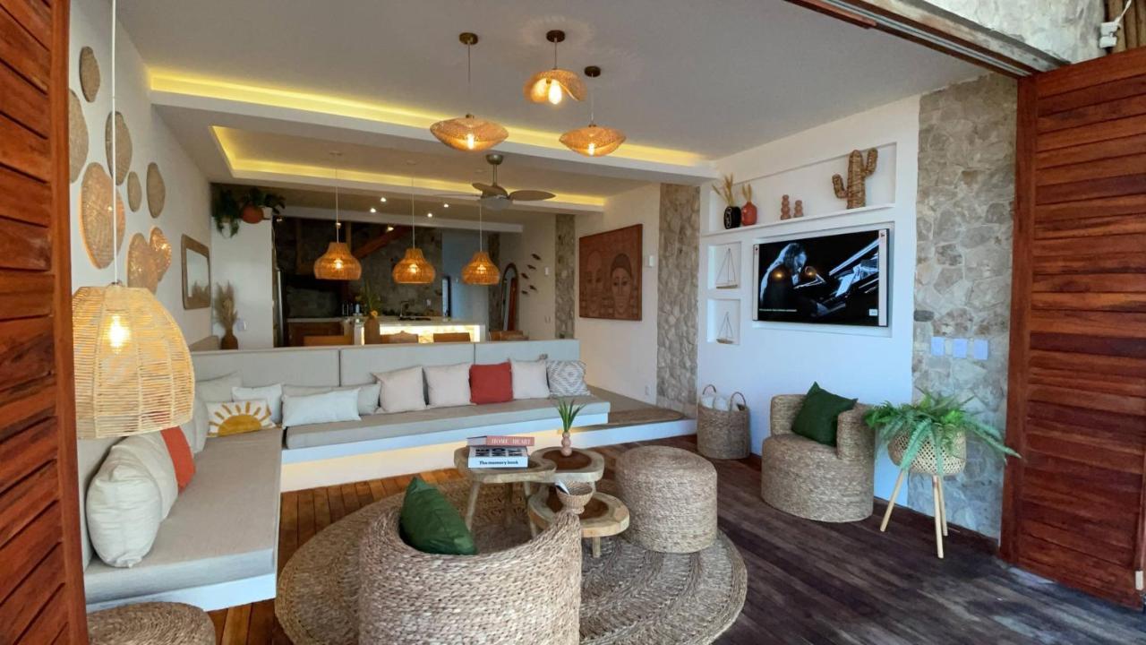 Piticcaia Lodge - Casa pé na areia, Frente mar - PREÁ Extérieur photo
