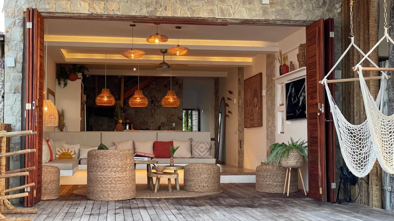 Piticcaia Lodge - Casa pé na areia, Frente mar - PREÁ Extérieur photo